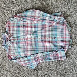 Nautica Plaid Button Down Shirt